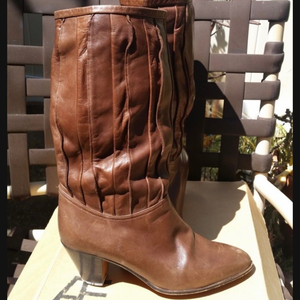 Adriano Fosi Brown Leather Boots 👢